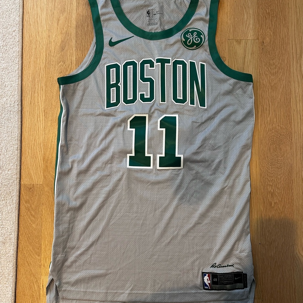 Nike Boston Celtics Gray and Green Jersey